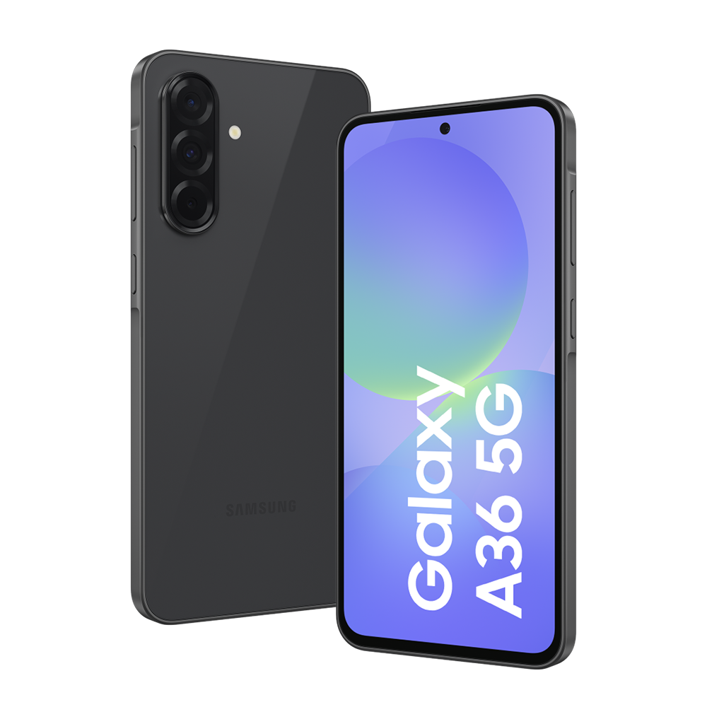 Seiten- und Frontalansicht eines Samsung Galaxy A36
