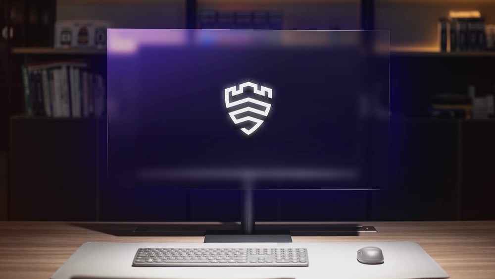 Computerbildschirm mit Knox Logo